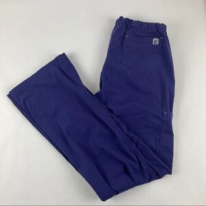 MC2 Scrub Pants Womens Small Purple Pockets